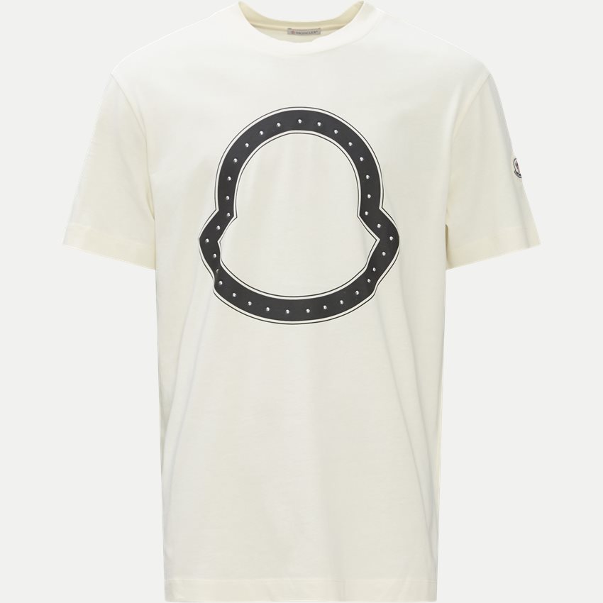 Moncler T-shirts 8C00015 8390T OFF WHITE